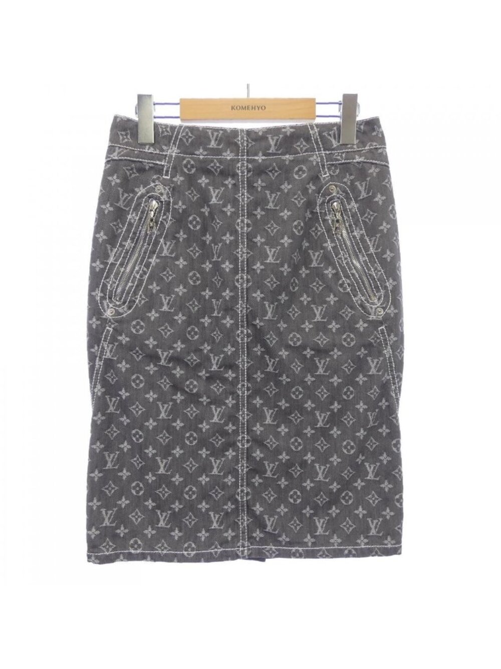 Louis Vuitton Skirt Gray